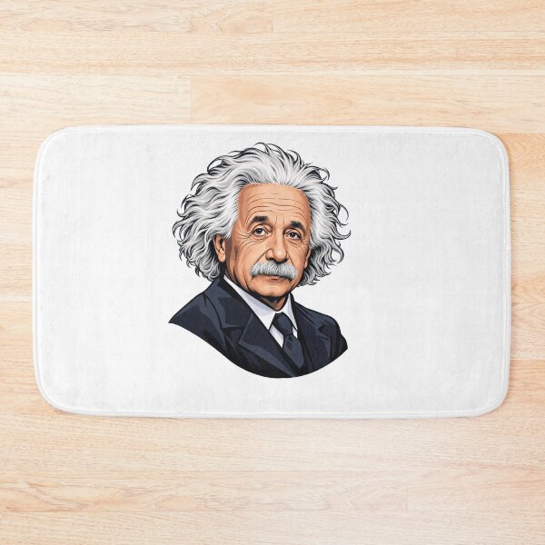 Item preview, Albert Einstein Portrait Scientist Physics Vector Illustration designed and sold by Owcomm.