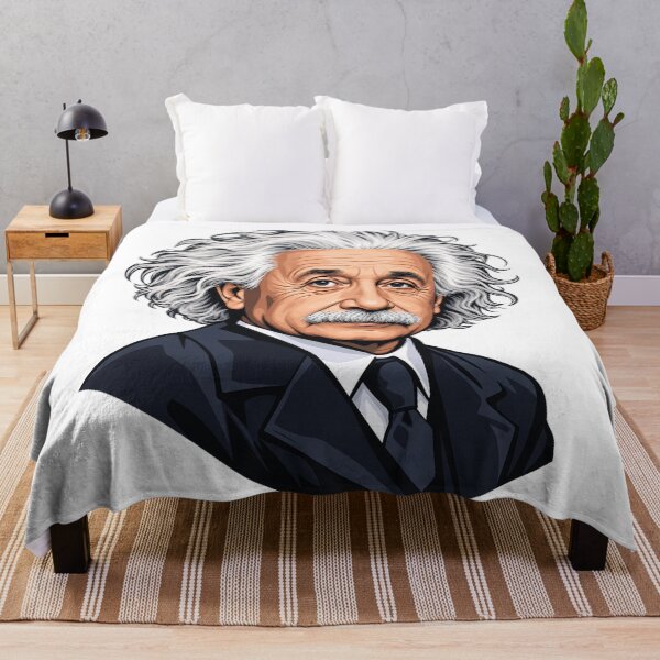 Item preview, Albert Einstein Portrait Scientist Physics Vector Illustration designed and sold by Owcomm.