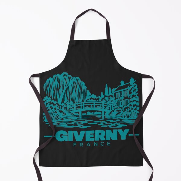 Item preview, Giverny France Line Art Landmark Poster designed and sold by CMYKStudio.