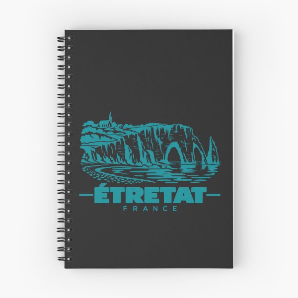 Item preview, Etretat France Line Art Coastline Poster designed and sold by CMYKStudio.