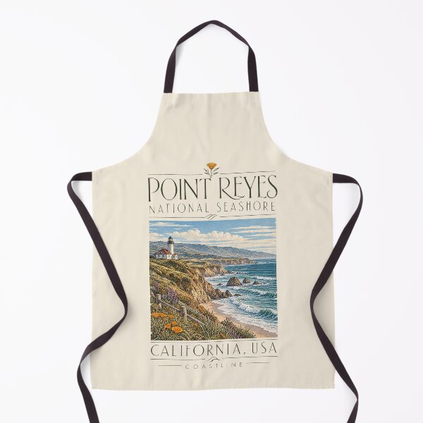 Item preview, Point Reyes National Seashore, California, USA [Vintage Illustration] designed and sold by elektronen.