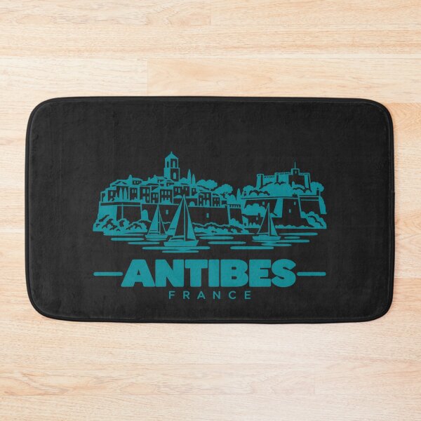 Item preview, Antibes France Line Art Coastline Poster designed and sold by CMYKStudio.