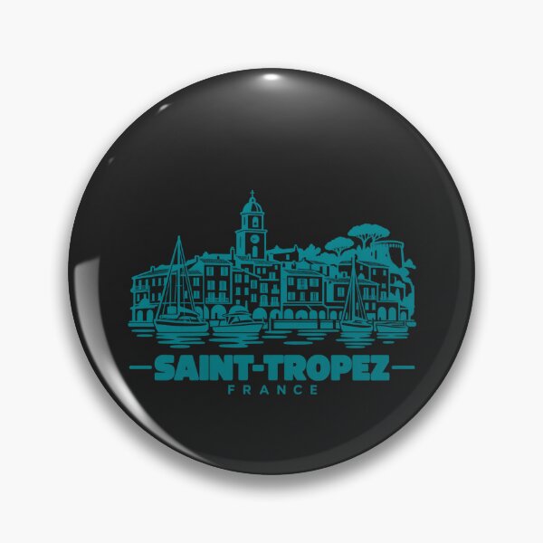 Item preview, Saint Tropez France Line Art Coastline Poster designed and sold by CMYKStudio.