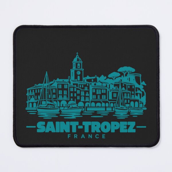 Item preview, Saint Tropez France Line Art Coastline Poster designed and sold by CMYKStudio.