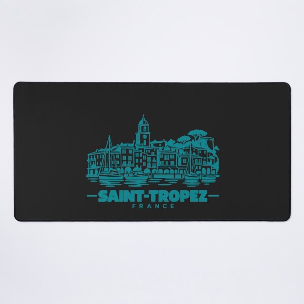 Item preview, Saint Tropez France Line Art Coastline Poster designed and sold by CMYKStudio.