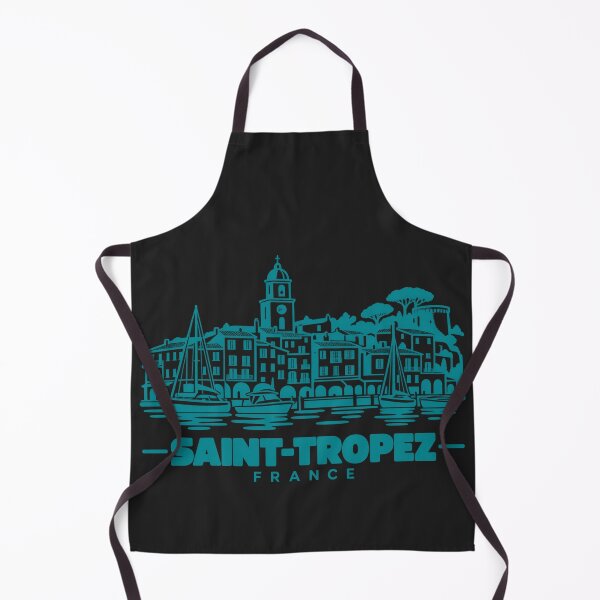 Item preview, Saint Tropez France Line Art Coastline Poster designed and sold by CMYKStudio.