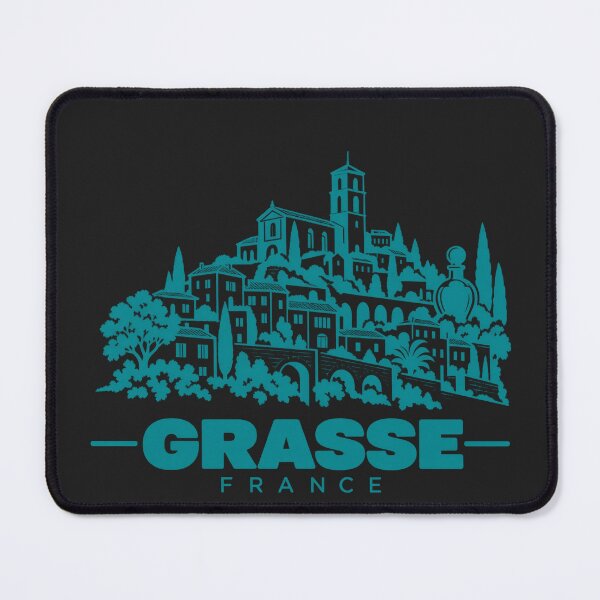 Item preview, Grasse France Line Art Landmark Poster designed and sold by CMYKStudio.