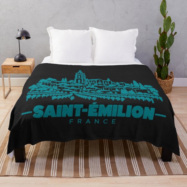 Item preview, Saint Emilion France Line Art Landmark Poster designed and sold by CMYKStudio.