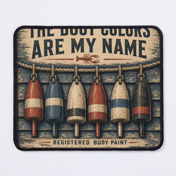 Item preview, The Buoy Colors Are My Name Painted Lobster Buoys Rope Emblem designed and sold by BoosterShop.