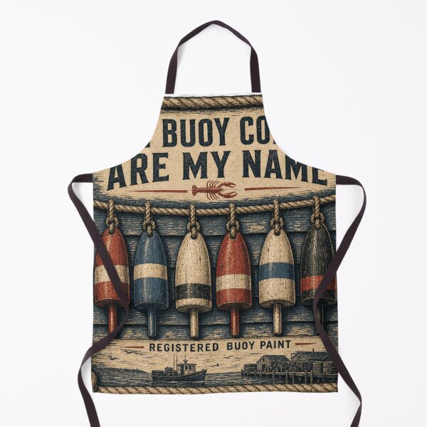 Item preview, The Buoy Colors Are My Name Painted Lobster Buoys Rope Emblem designed and sold by BoosterShop.