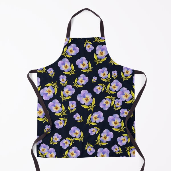 Item preview, Pansy Garden - Midnight Navy designed and sold by Piret Victoria Ribas.