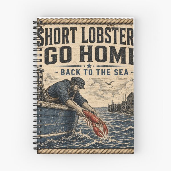 Item preview, Short Lobsters Go Home Release Lobster Back to the Sea Emblem designed and sold by BoosterShop.