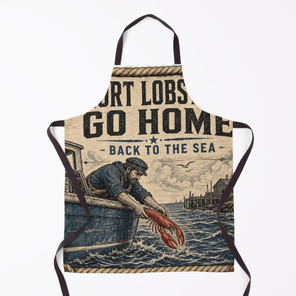 Item preview, Short Lobsters Go Home Release Lobster Back to the Sea Emblem designed and sold by BoosterShop.