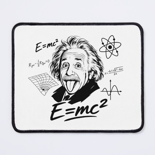 Item preview, Albert Einstein Tongue Out Portrait Minimalist Line Art designed and sold by Owcomm.
