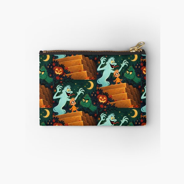 Item preview, Grinch is halloween night Cute Green Monster Halloween Night Retro Illustration Halloween is Green Night designed and sold by AnnaAndVibes.