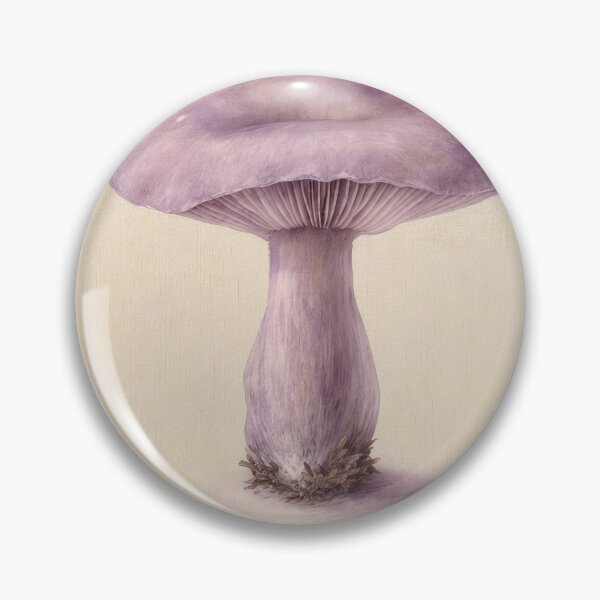 Item preview, Wood Blewit Mushroom Watercolor | Cottagecore Wall Art designed and sold by FixationStudio.