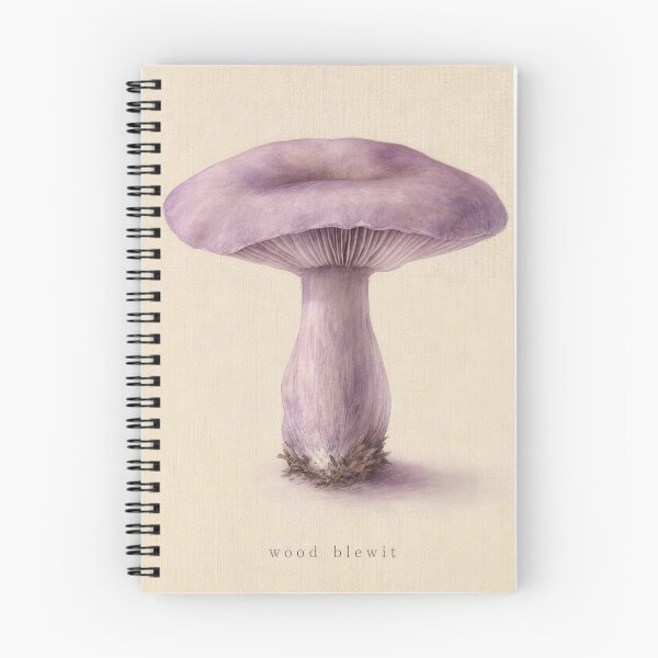 Item preview, Wood Blewit Mushroom Watercolor | Cottagecore Wall Art designed and sold by FixationStudio.