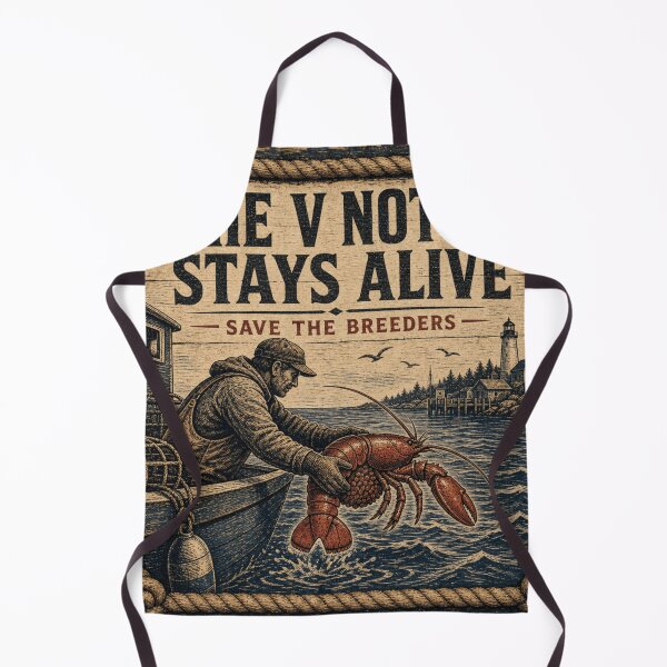 Item preview, The Notch Stays Alive Save the Breeders Lobster Conservation Emblem designed and sold by BoosterShop.