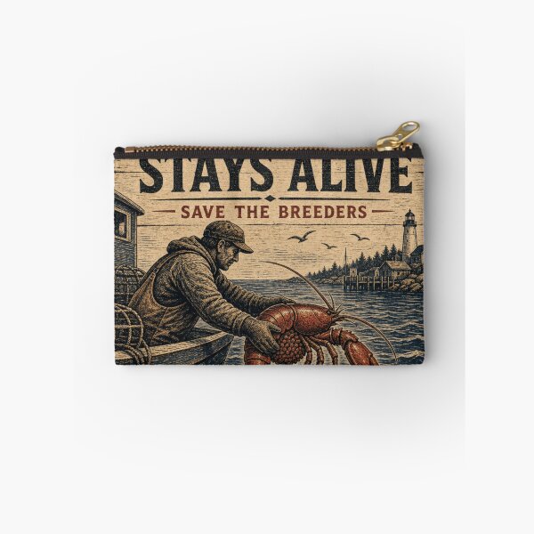 Item preview, The Notch Stays Alive Save the Breeders Lobster Conservation Emblem designed and sold by BoosterShop.
