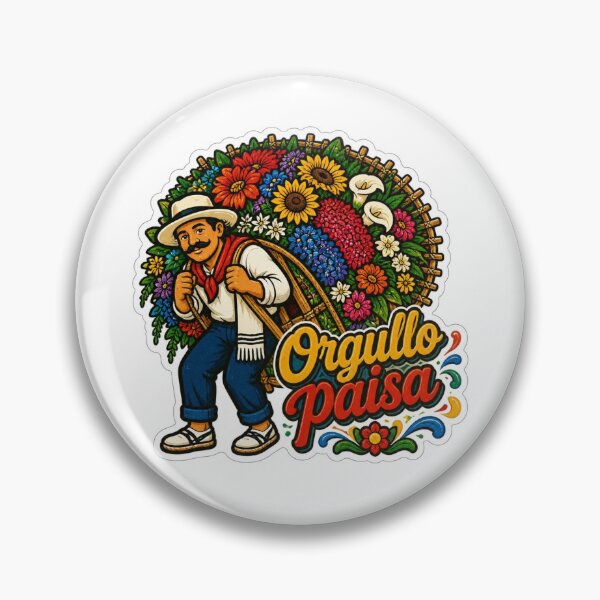 Item preview, Paisa pride | Flower grower designed and sold by Olgavelez.