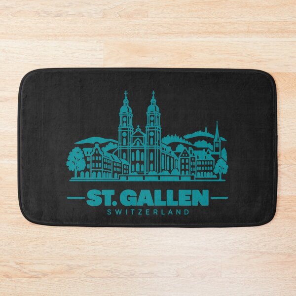 Item preview, St Gallen Switzerland Line Art Landmark Poster designed and sold by CMYKStudio.