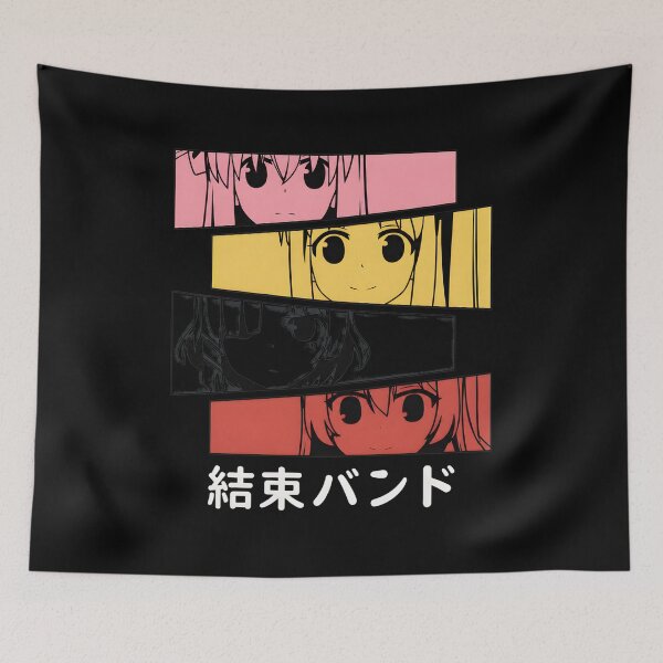 Item preview, Anime Girl Faces Color Block Art designed and sold by elias-harj-nook.