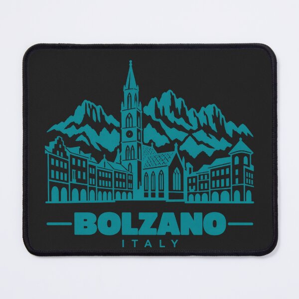 Item preview, Bolzano Italy Line Art Landmark Poster designed and sold by CMYKStudio.