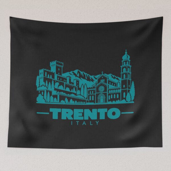 Item preview, Trento Italy Line Art Landmark Poster designed and sold by CMYKStudio.