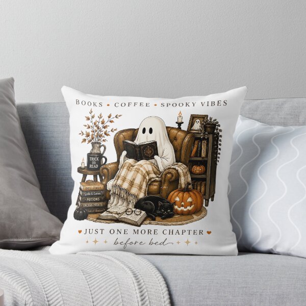 Item preview, Books Coffee Spooky Vibes Just One More Chapter Ghost Reading Graphic designed and sold by Suzyshackfelt.