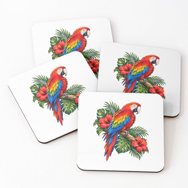 Item preview, Tropical Scarlet Macaw Parrot designed and sold by DOCHEC.