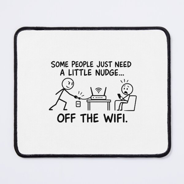 Item preview, Nudge Off the WiFi designed and sold by lgotian.