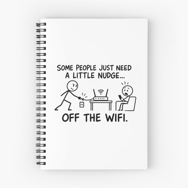 Item preview, Nudge Off the WiFi designed and sold by lgotian.