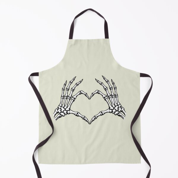 Item preview, Retro Halloween Skeleton Hands Heart 2 designed and sold by HokutoKaiStore.