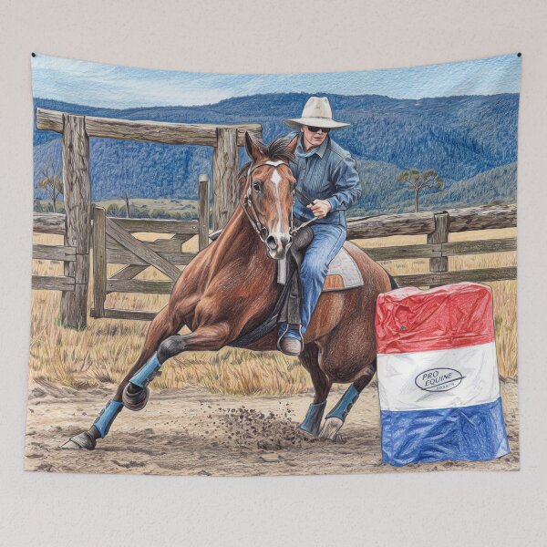Item preview, COWGIRLS AND BARREL HORSES designed and sold by Barbara Jean Photo Art And Design.