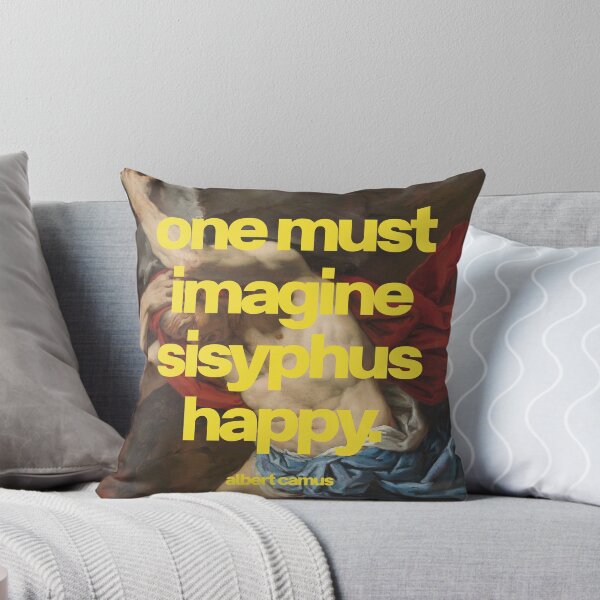 Artikelvorschau, Man muss sich Sisyphus als glücklich vorstellen, Albert Camus entworfen und verkauft von bunnyhole.