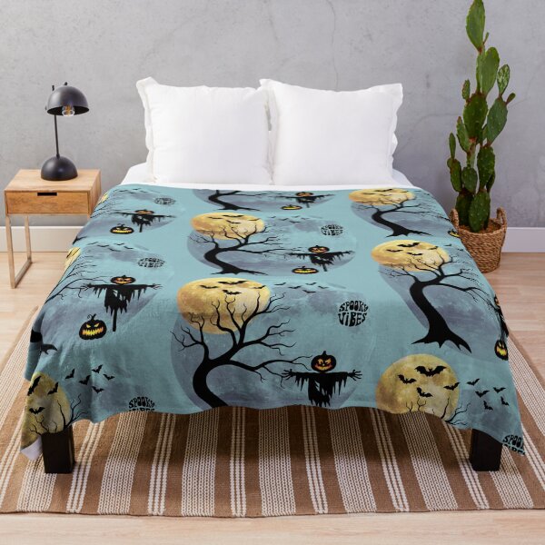 Item preview, Halloween spooky vibes - blue fog designed and sold by 247DesignStudio.