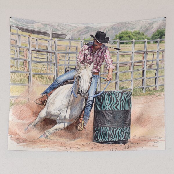 Item preview, COWGIRLS AND BARREL HORSES designed and sold by Barbara Jean Photo Art And Design.