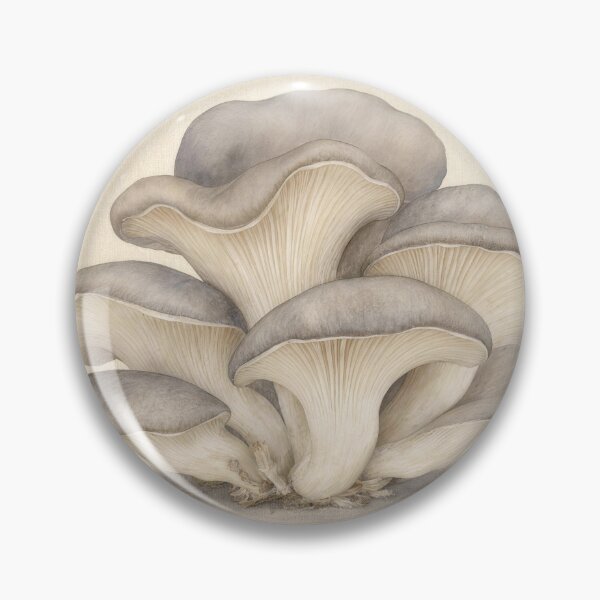 Item preview, Oyster Mushroom Watercolor | Cottagecore Wall Art designed and sold by FixationStudio.