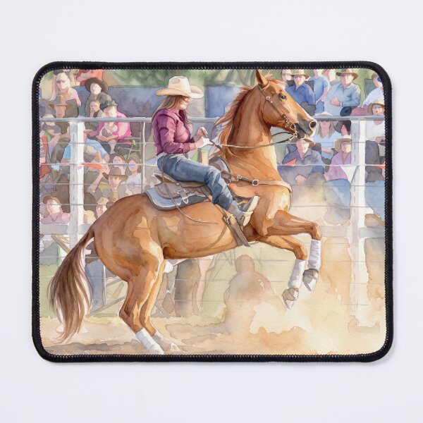 Item preview, COWGIRLS AND BARREL HORSES, DESIGNS FOR THOSE BARREL RUNNING COWGIRLS designed and sold by Barbara Jean Photo Art And Design.