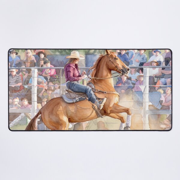 Item preview, COWGIRLS AND BARREL HORSES, DESIGNS FOR THOSE BARREL RUNNING COWGIRLS designed and sold by Barbara Jean Photo Art And Design.