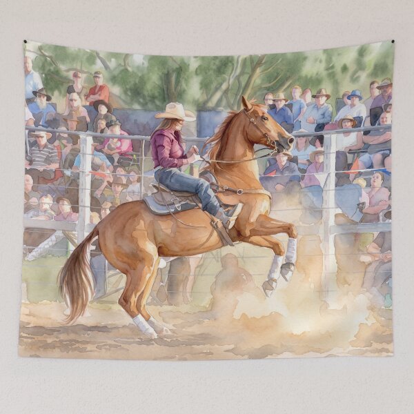Item preview, COWGIRLS AND BARREL HORSES, DESIGNS FOR THOSE BARREL RUNNING COWGIRLS designed and sold by Barbara Jean Photo Art And Design.