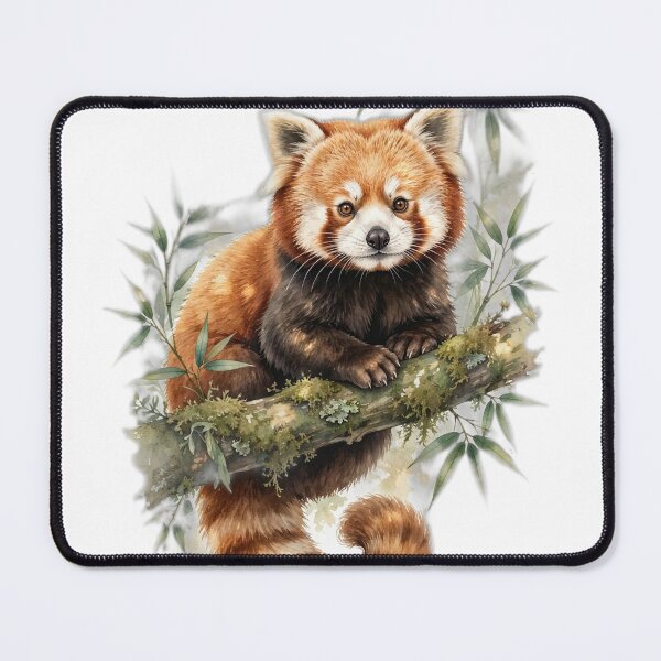 Item preview, Red Panda Portrait - Cute Wildlife Animal Tee designed and sold by KERK Art and Design.