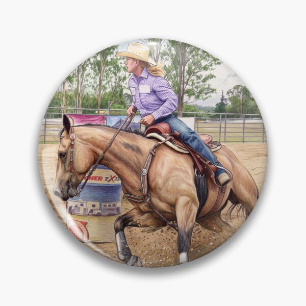 Item preview, COWGIRLS AND BARREL HORSES, DESIGNS FOR THOSE BARREL RUNNING COWGIRLS designed and sold by Barbara Jean Photo Art And Design.