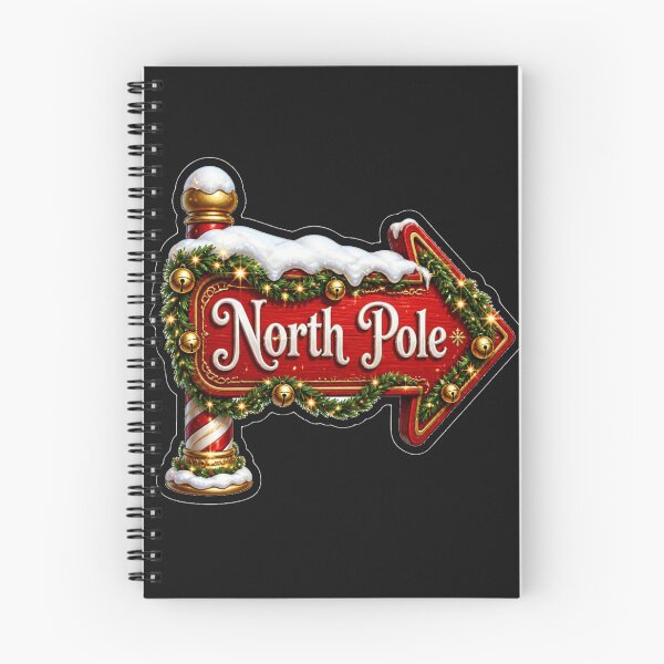 Item preview, Magical North Pole Christmas Sign designed and sold by MargaretPolanco.