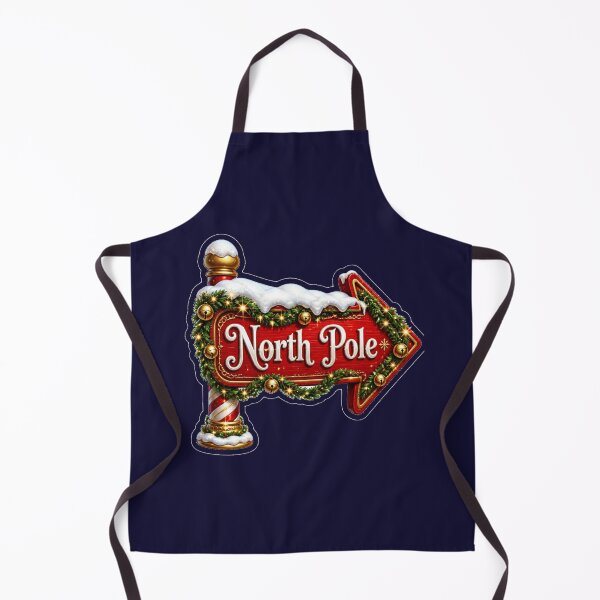 Item preview, Magical North Pole Christmas Sign designed and sold by MargaretPolanco.