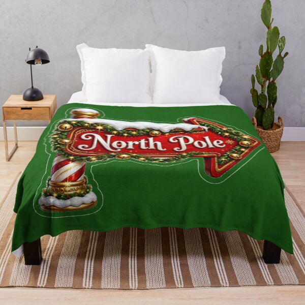 Item preview, Magical North Pole Christmas Sign designed and sold by MargaretPolanco.