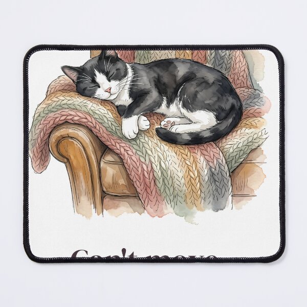 Item preview, Can't Move Cat Is Asleep on Me Funny Cat Owner designed and sold by alvixVerse Merch.