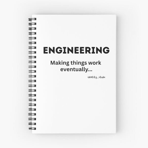 Item preview, Engineering: Making Things Work Eventually – Funny Engineer designed and sold by Identity Studio.