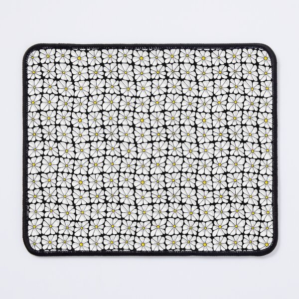 Item preview, Black and white daisy pattern designed and sold by MistyLakeArt.