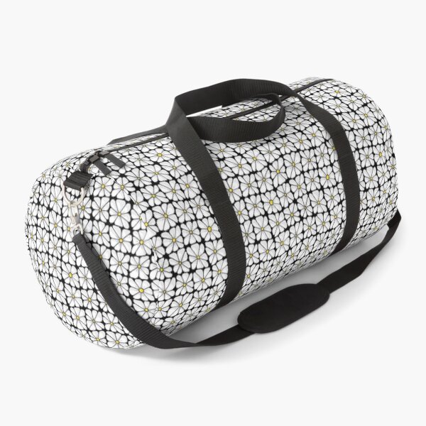 Item preview, Black and white daisy pattern designed and sold by MistyLakeArt.